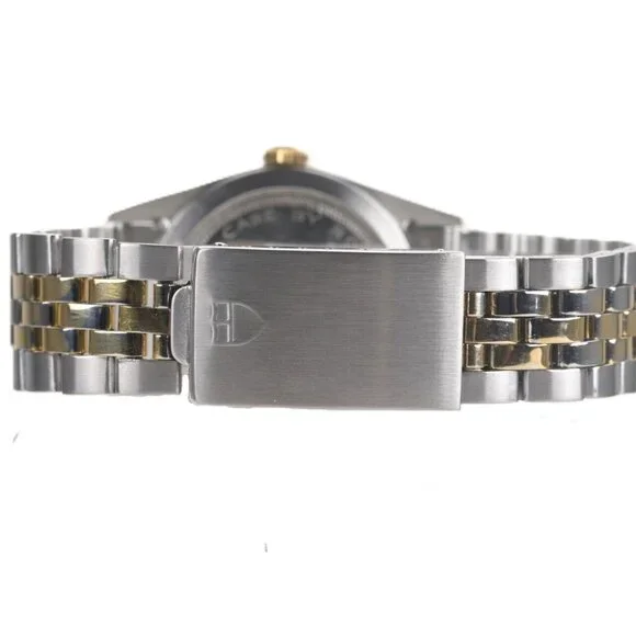 Tudor Oyster Prince Date-Day 94613 Linen Dial 36mm 18k Gold Men's Watch - Picture 6 of 8